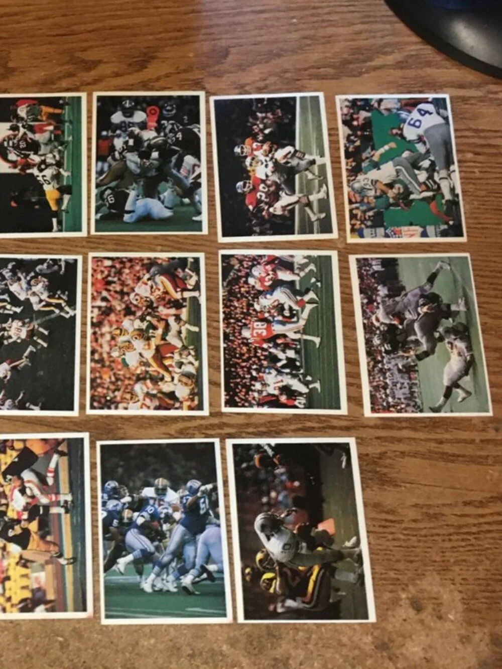 1986 JENO'S PIZZA ROLLS NFL ACTION STICKERS FOOD ISSUE COMPLETE SET OF 56